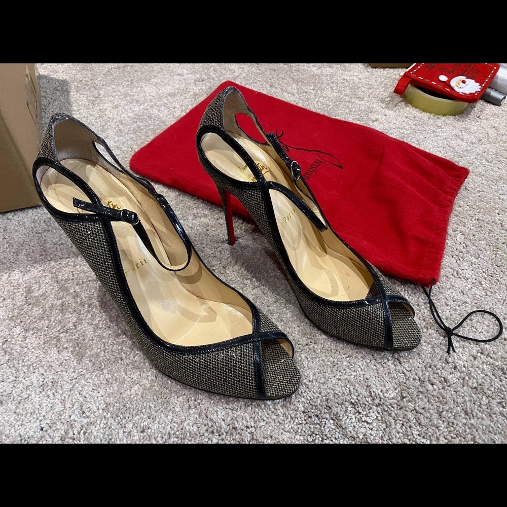 Christian Louboutin Peep Toe Heels